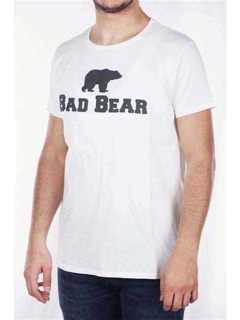 Bad bear tişört beyaz